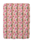 Candy Stripes Sherpa Fleece Blanket