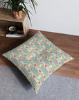 Hallie Tufted Square Floor Pillow