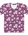 Adela Short-Sleeve Top in Mulberry Klementina