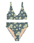 Adela High-Waisted Bikini in Soft Aegean Klementina