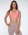 Phoebe Sports Bra in Pink Lemonade Klementina