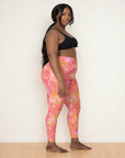 Phoebe Crossover Leggings in Pink Lemonade Klementina