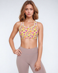 Udara Sports Bra in Electric Candy Klementina
