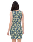 Adela Bodycon Dress in Soft Aegean Klementina