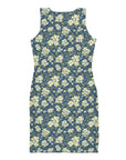 Adela Bodycon Dress in Soft Aegean Klementina
