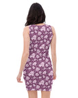 Adela Bodycon Dress in Mulberry Klementina