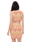 Lucy Bodycon Dress in Peach Smoothie Klementina
