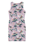 Ella Bodycon Dress in Dusty Plum Klementina