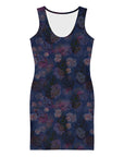 Thalia Bodycon Dress in Midnight Blues Klementina