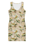 Ella Bodycon Dress in Toasted Honey Klementina