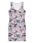 Ella Bodycon Dress in Dusty Plum Klementina