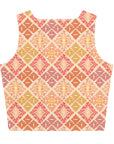Lucy Crop Tank Top in Peach Smoothie Klementina