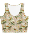 Ella Crop Tank Top in Toasted Honey Klementina