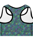 Udara Sports Bra in Navy Pine Klementina