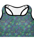 Udara Sports Bra in Navy Pine Klementina