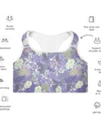 Maylea Sports Bra in Lavender Klementina