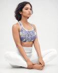 Maylea Sports Bra in Lavender Klementina