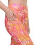 Phoebe Crossover Leggings in Pink Lemonade Klementina
