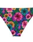 Sophia High-Waisted Bikini Bottom in Passion Fruit Klementina