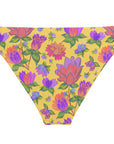 Isabella High-Waisted Bikini Bottom in Tropical Smoothie Klementina