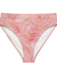 Esper High-Waisted Bikini Bottom in Blush Klementina