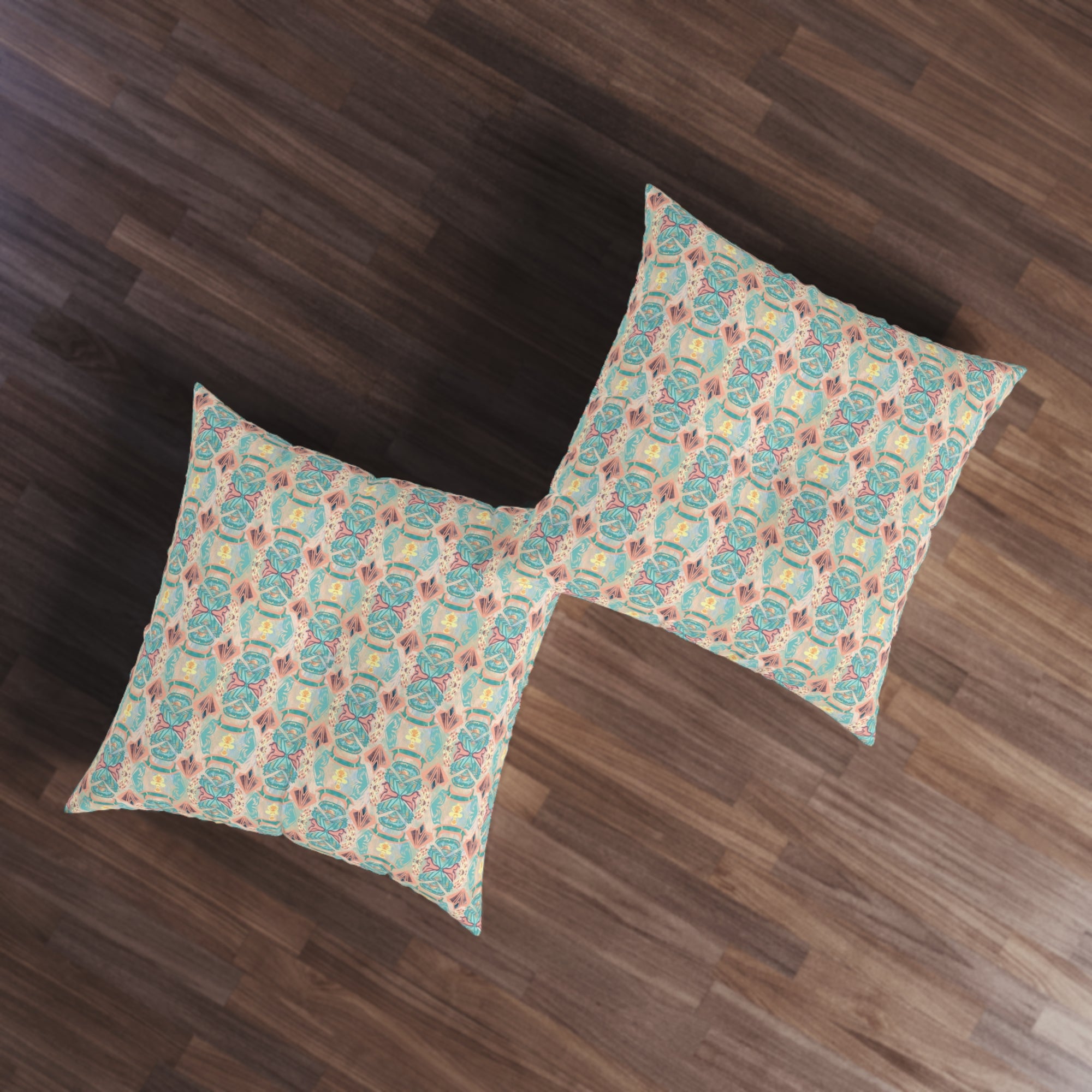 Hallie Tufted Square Floor Pillow