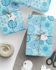 Whimsical Snowflake Wrapping Paper