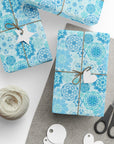 Whimsical Snowflake Wrapping Paper