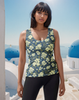 Adela Tank Top in Soft Aegean Klementina