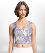 Maylea Crop Tank Top in Lavender Klementina