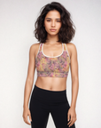 Mila Sports Bra in Rosewood Klementina