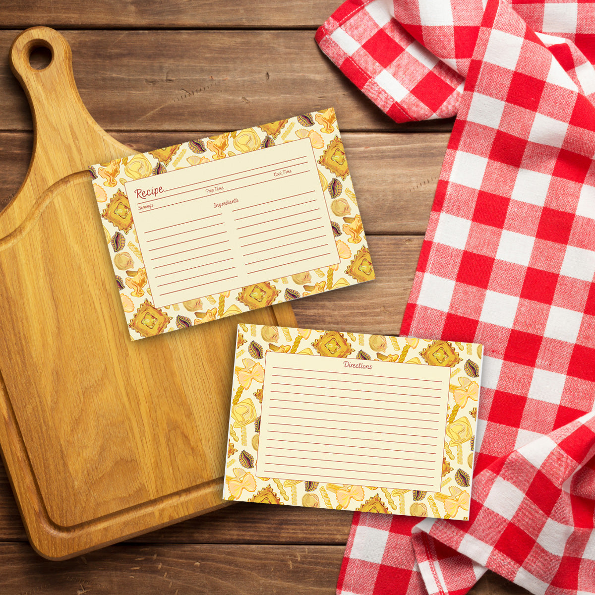 Recipe Cards - Set of 12