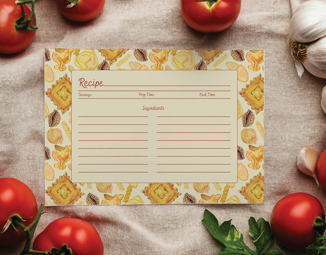 Recipe Cards - Set of 12