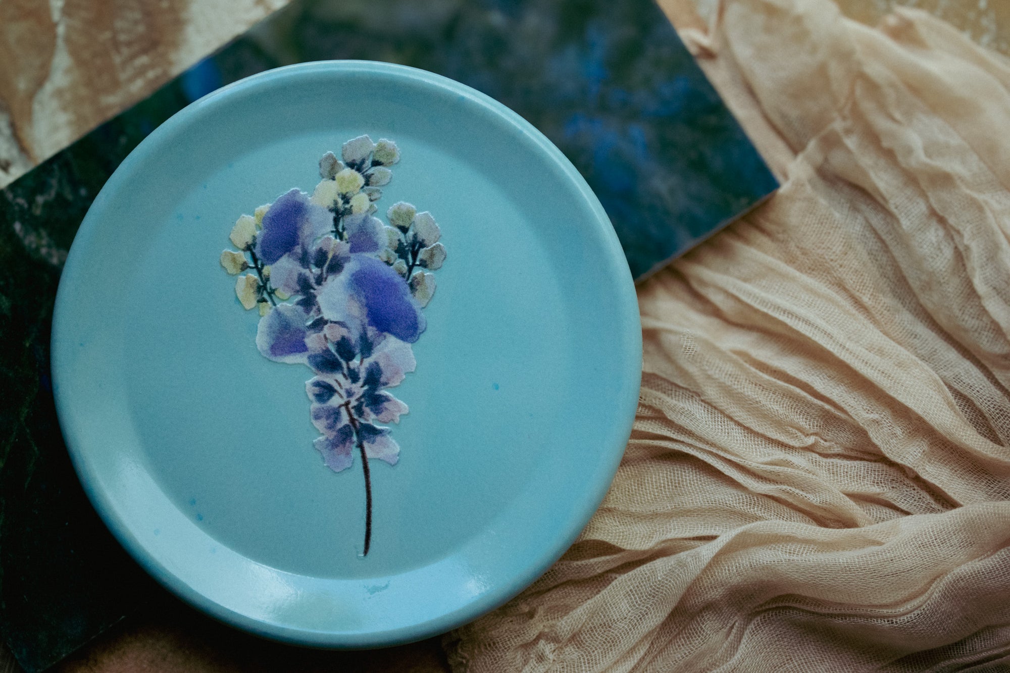 Magdalena Ring Dish in Deep Cornflower