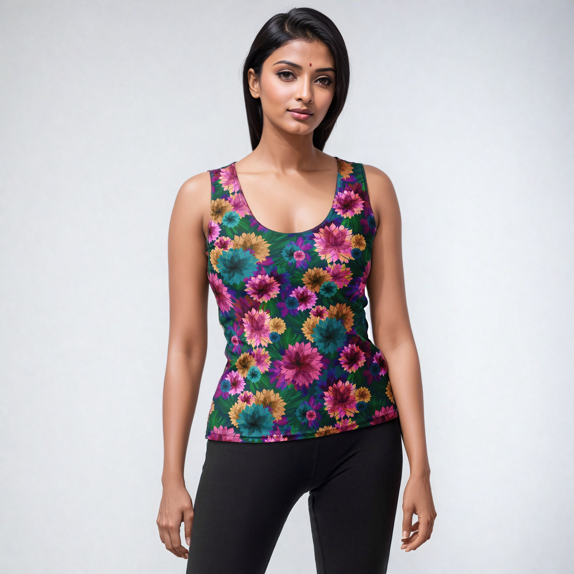 Sophia Tank Top in Passion Fruit Klementina