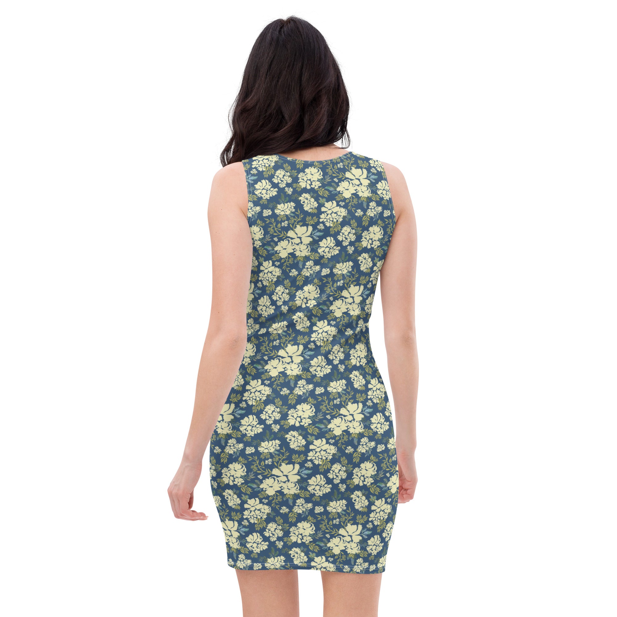 Adela Bodycon Dress in Soft Aegean Klementina