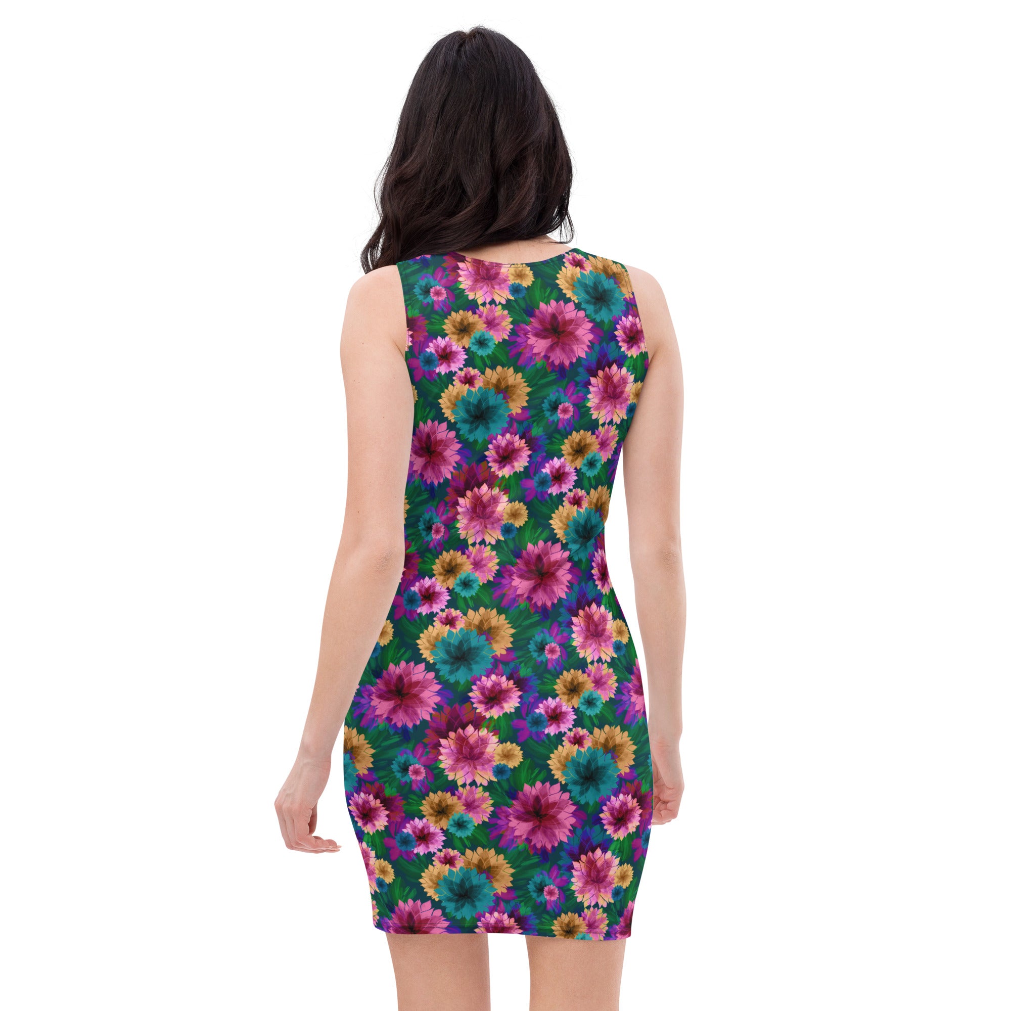 Sophia Bodycon Dress in Passion Fruit Klementina