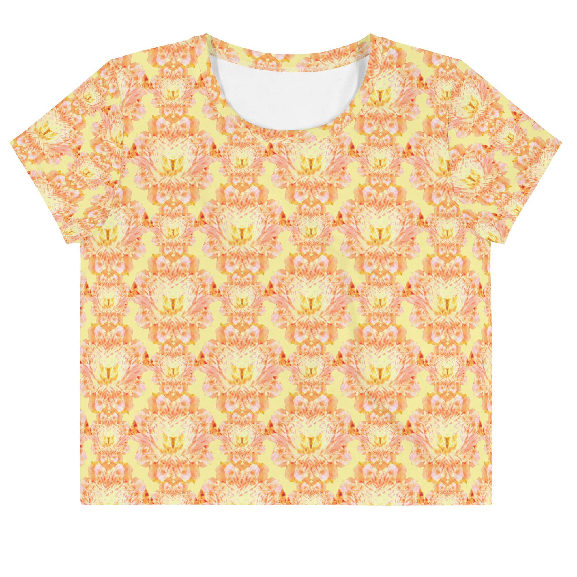 Molly Cropped T-Shirt in Buttercup Klementina