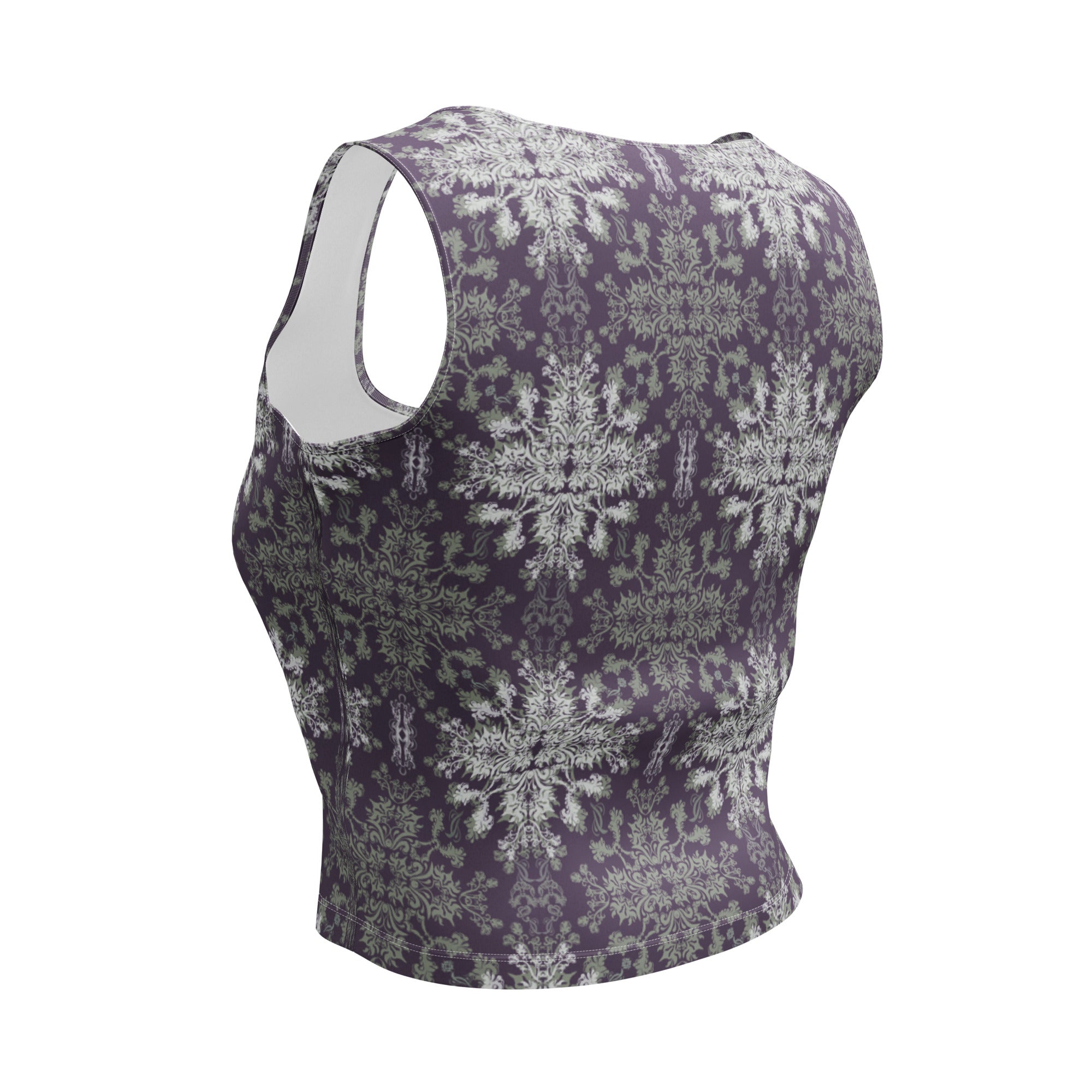 Sitara Crop Tank Top in Purple Haze Klementina