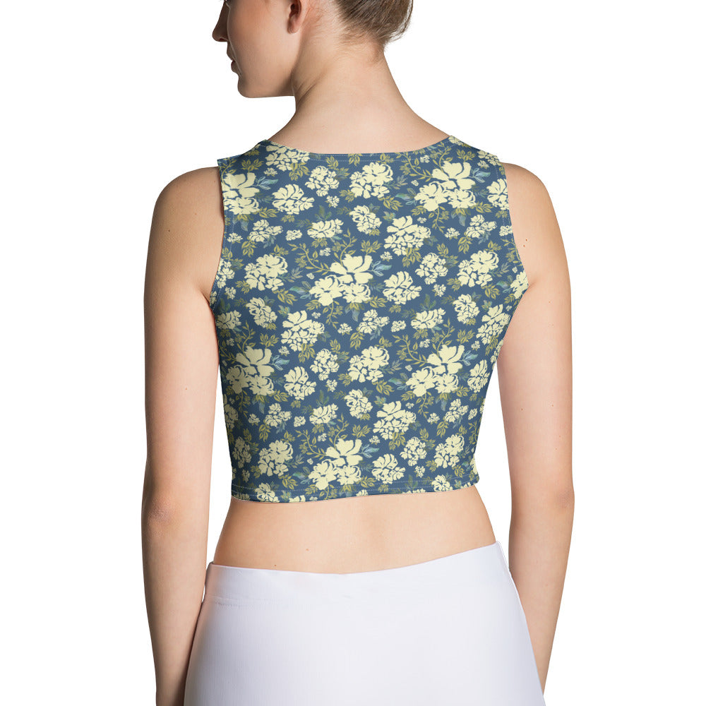 Adela Crop Tank Top in Soft Aegean Klementina