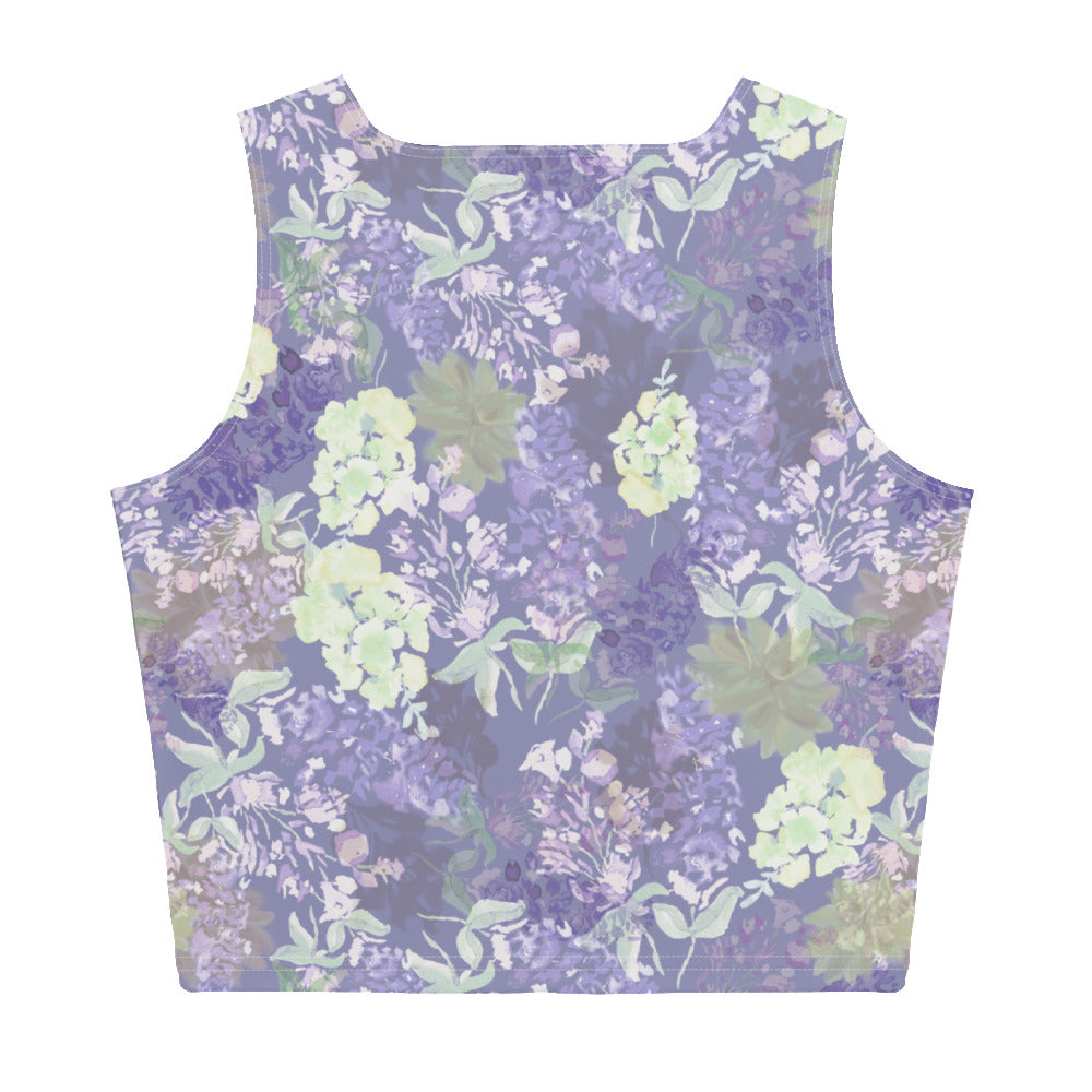 Maylea Crop Tank Top in Lavender Klementina