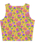 Isabella Crop Tank Top in Tropical Smoothie Klementina