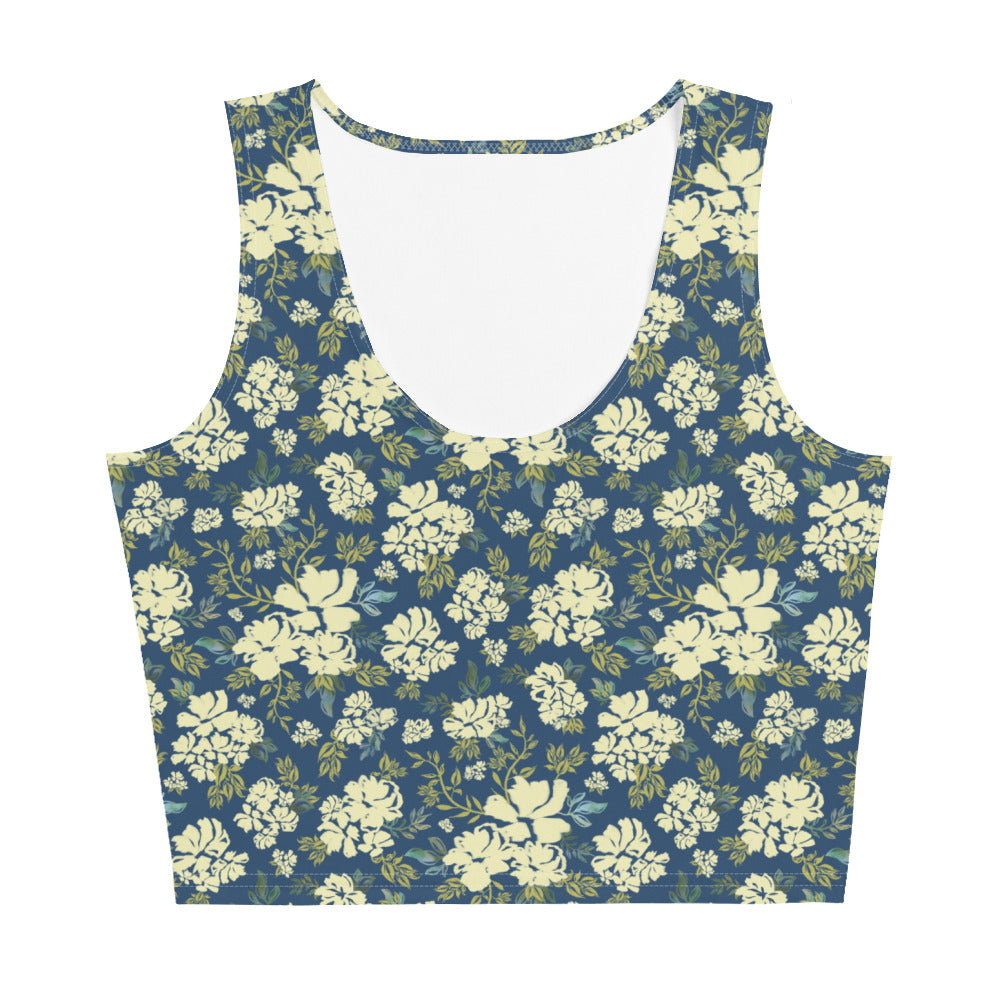 Adela Crop Tank Top in Soft Aegean Klementina