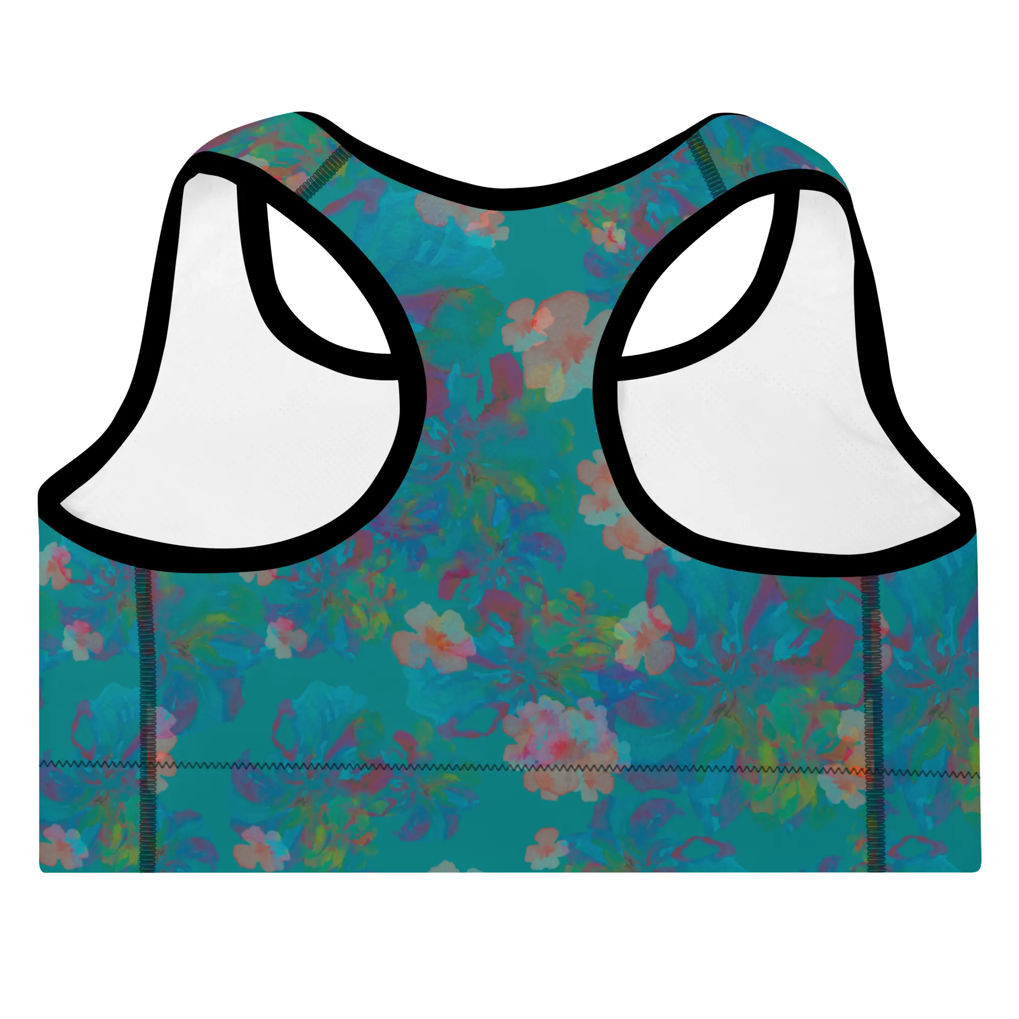 Izel Sports Bra in Deep Turquoise Klementina