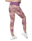 Phoebe Crossover Leggings in Mauve Klementina