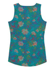 Izel Tank Top in Deep Turquoise Klementina