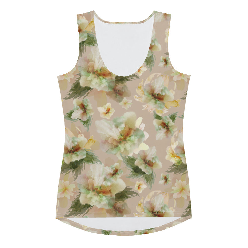 Ella Tank Top in Toasted Honey Klementina