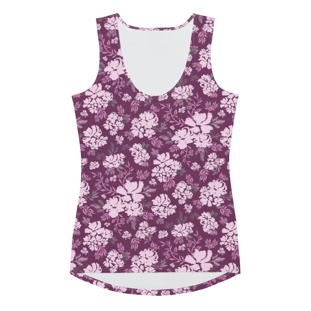 Adela Tank Top in Mulberry Klementina