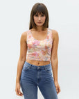 Maylea Crop Tank Top in Sweet Endings Klementina